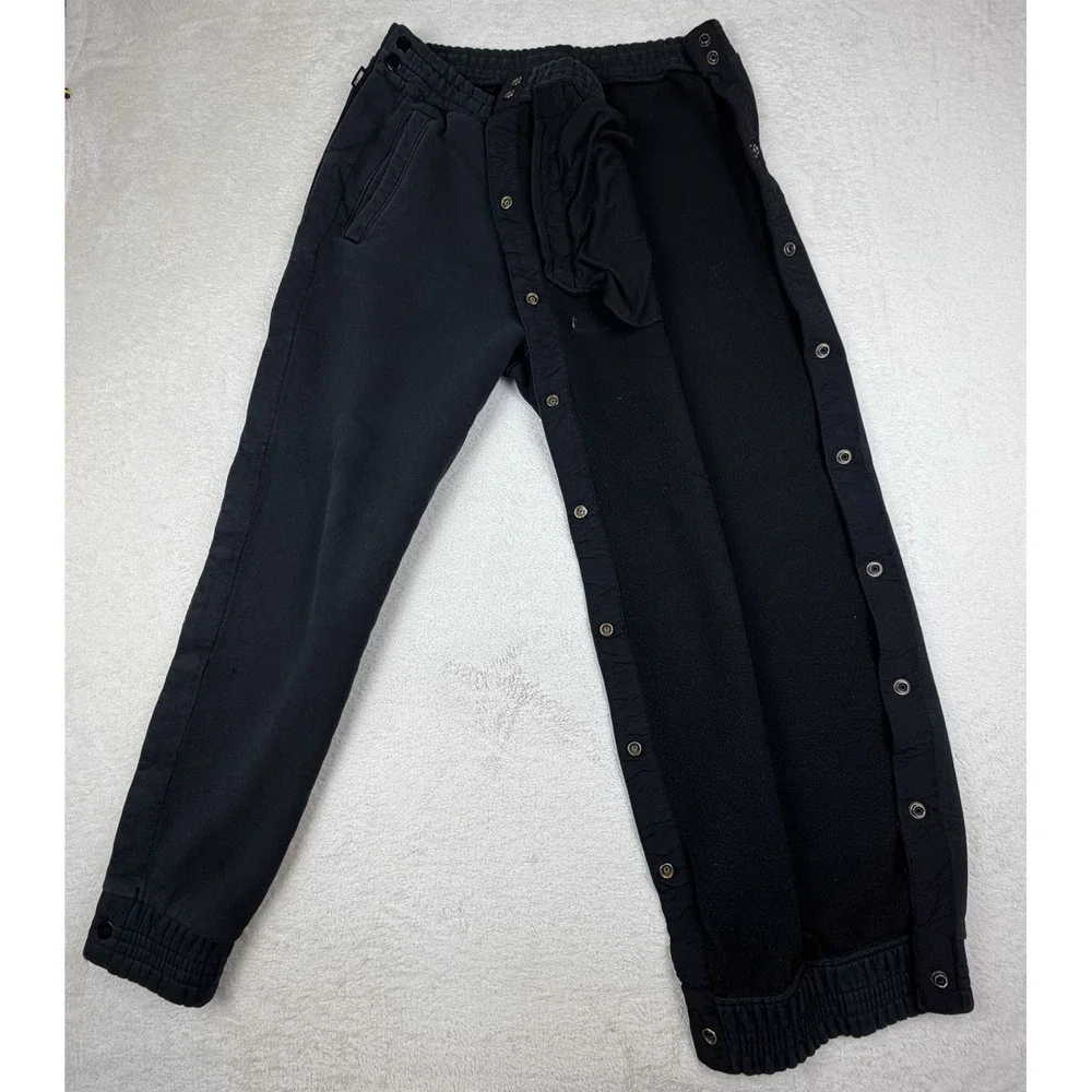 Nike Men's F.C. Fleece Jogger Soccer Pants Side Snaps‎ Black Size L, CV1488-010
